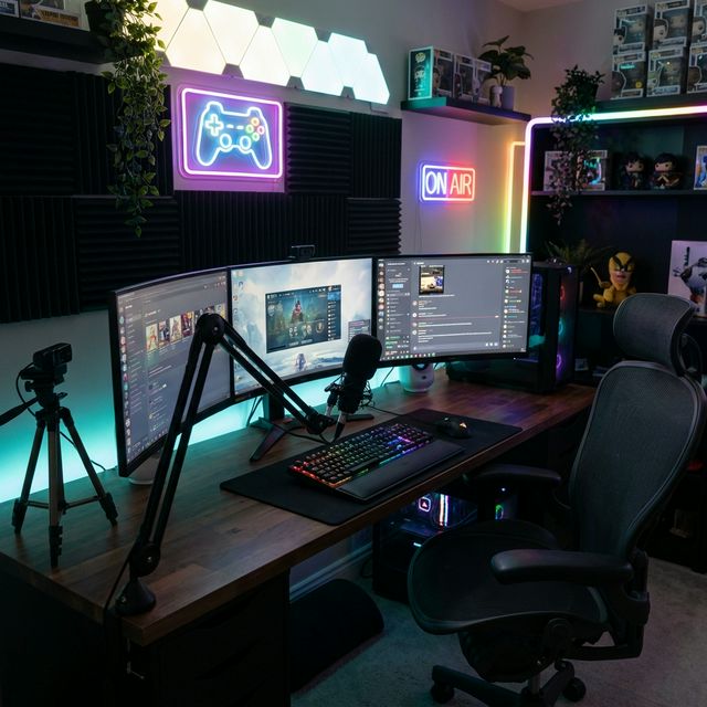 스트리머 방송 장비